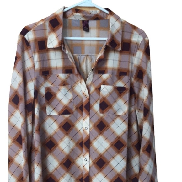 PRANA Flint Maxi Top argyle tartan - Picture 4 of 6